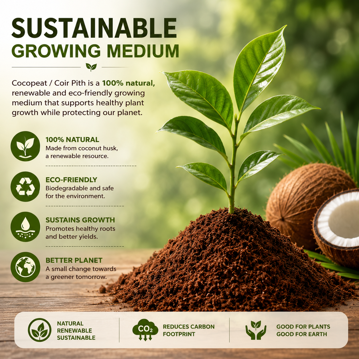 Sustainable Growing Medium